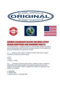 AIRMEN LEADERSHIP SCHOOL REVIEWS LATEST EXAMS QUESTIONS AND ANSWERS SURE