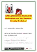 AMCA Phlebotomy Technician Certification &lpar;PTC&rpar; 2026 &vert; 110&plus; Exam Questions & Verified Answers &vert; Key Topics&colon; Venipuncture&comma; Order of Draw&comma; Specimen Collection&comma; Infection Control&comma; CLSI & OSHA &vert; American Medical Certification Association &lpar;AMCA&rpar;