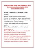 ODS Final Exam &vert; Actual Exam Questions & 100&percnt; Correct Answers &vert; Latest Update 2026 &vert; Certification Exam Prep&NewLine;
