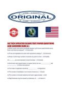 AG TECH UPDATED EXAMS TEST PAPER QUESTIONS AND ANSWERS SURE