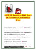 CARN-AP &lpar;Certified Addiction Registered Nurse &ndash; Advanced Practice&rpar; Certification Exam 2026 &vert; 250&plus; Practice Questions & Verified Answers &vert; Key Topics&colon; Substance Use Disorders&comma; Pharmacology&comma; Motivational Interviewing&comma; DSM-5&comma; Withdrawal Management & Relapse 