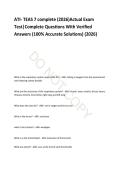 ATI TEAS 7 &lpar;2026&rpar; Complete Exam Practice Test