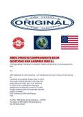 MRSO UPDATED COMPREHENSIVE EXAM QUESTIONS AND ANSWERS SURE 
