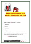 CARN &lpar;Certified Addiction Registered Nurse&rpar; Certification Exam 2026 &vert; 500&plus; Practice Questions & Expert-Verified Answers &vert; Key Topics&colon; Substance Use Disorders&comma; Addiction Pharmacology&comma; DSM-5&comma; Motivational Interviewing&comma; Withdrawal Management & MAT &vert; Addictio