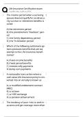Life Insurance Certification Exam 2025 &sol; Score 100&percnt; &sol; New Version &sol; Study Guide & Practice Test Bank&NewLine;&NewLine;