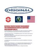 NATIONAL TRAFFIC INCIDENT MANAGEMENT TIM COMPREHENSIVE EXAM ALL QUESTIONS AND ANSWERS SURE A&period;pdf&NewLine;&NewLine;