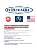 NATIONAL TRAFFIC INCIDENT MANAGEMENT CORE MAIN EXAMINATION QUESTIONS AND ANSWERS SURE A&period;pdf&NewLine;&NewLine;