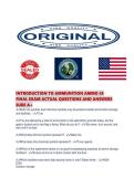 INTRODUCTION TO AMMUNITION AMMO 45 FINAL EXAM ACTUAL QUESTIONS AND ANSWERS SURE A&period;pdf&NewLine;&NewLine;