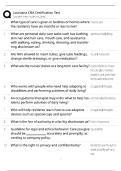 Louisiana CNA Certification Test 2025 &sol; Score 100&percnt; &sol; New Version &sol; Study Guide & Practice Test Bank&NewLine;&NewLine;