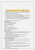 Peds Growth & Development Exam 2 Cheat Sheet 2026