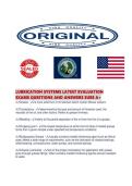 LUBRICATION SYSTEMS LATEST EVALUATION EXAMS QUESTIONS AND ANSWERS SURE 