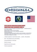 CCTC NATCO UPDATED EXAMS SCRIPT QUESTIONS AND ANSWERS SURE A&period;pdf