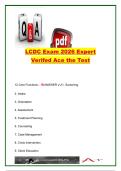 LCDC &lpar;Licensed Chemical Dependency Counselor&rpar; Certification Exam 2026 &vert; 300&plus; Practice Questions & Expert-Verified Answers &vert; Key Topics&colon; 12 Core Functions&comma; DSM-5&comma; Treatment Planning&comma; Addiction Counseling&comma; Ethics&comma; Screening & Case Management