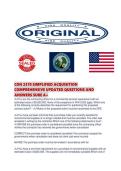 CON 2370 SIMPLIFIED ACQUISITION COMPREHENSIVE UPDATED QUESTIONS AND ANSWERS SURE A&period;pdf&NewLine;&NewLine;