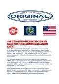 CON 2370 SIMPLIFIED ACQUISITION UPDATED EXAMS TEST PAPER QUESTIONS AND ANSWERS