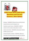 LCDC &lpar;Licensed Chemical Dependency Counselor&rpar; Certification Exam 2026 &vert; 400&plus; Practice Questions & Expert-Verified Answers &vert; Key Topics&colon; DSM-5&comma; Addiction Pharmacology&comma; Treatment Planning&comma; Relapse Prevention&comma; Screening&comma; Counseling & Case Management