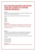 WGU D363 PREASSESMENT QUESTIONS WITH 100&percnt; COMPLETE ANSWERS&comma; ALREADY GRADED A&plus;