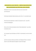 MATH 4109 FINAL EXAM  REVIEW  &vert;  COMPLETE QUESTIONS WITH 100&percnt; RATED EXPERT SOLUTIONS &vert;2026 LATEST UPDATED