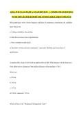 ABSA 4TH CLASS PART A  EXAM REVIEW   &vert;  COMPLETE QUESTIONS WITH 100&percnt; RATED EXPERT SOLUTIONS &vert;2026 LATEST UPDATED