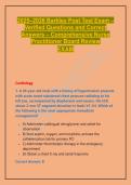 2025&ndash;2026 Barkley Post Test Exam &ndash;Verified Questions and Correct Answers &ndash; Comprehensive Nurse Practitioner Board Review&NewLine;EXAM&NewLine;