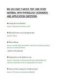 BIO 253 QUIZ 11 MOCK TEST AND STUDY&NewLine;MATERIAL WITH PHYSIOLOGY SCENARIOS&NewLine;AND APPLICATION QUESTIONS