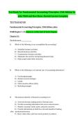 Test Bank For Fundamental Accounting Principles&comma; 25th Edition by John Wild and Ken Shaw&comma; Kermit Larson&NewLine;