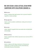 BIO 1201 EXAM 6 2026 ACTUAL EXAM PAPER&NewLine;QUESTIONS WITH SOLUTIONS GRADED A&plus;
