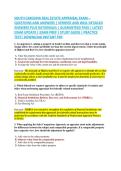 SOUTH CAROLINA REAL ESTATE APPRAISAL EXAM &ndash; &NewLine;QUESTIONS AND ANSWERS &vert; VERIFIED AND WELL DETAILED &NewLine;ANSWERS PLUS RATIONALES &vert; GUARANTEED PASS &vert; LATEST &NewLine;EXAM UPDATE &vert; EXAM PREP &vert; STUDY GUIDE &vert; PRACTICE &NewLine;TEST&vert; DOWNLOAD INSTANT PDF 