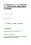 BIO 1201 GREGG EXAM 2 2026 CERTIFICATION&NewLine;EVALUATION EXAMS COMPLETE QUESTIONS&NewLine;AND ANSWERS