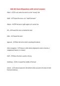 ASA 101 Exam &num;Questions with correct answers