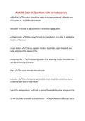 ASA 201 Exam &num;1 Questions with correct answers