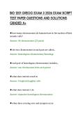 BIO 1201 GREGG EXAM 3 2026 EXAM SCRIPT&NewLine;TEST PAPER QUESTIONS AND SOLUTIONS&NewLine;GRADED A&plus;