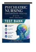 Test Bank for Psychiatric Nursing Contemporary Practice&comma; 6th Edition by Mary Ann Boyd Comprehensive latest update with All Chapters 1-43&period;pdf&NewLine;&NewLine;