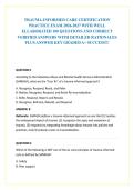 TRAUMA-INFORMED CARE CERTIFICATION PRACTICE EXAM 2026-2027 WITH WELL ELLABORATED 100 QUESTIONS AND CORRECT VERIFIED ANSWERS WITH DETAILED RATIONALES PLUS ANSWER KEY GRADED A&plus; SUCCESS&excl;&excl;&excl;