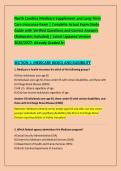 North Carolina Medicare Supplement and Long-Term &NewLine;Care Insurance Exam &vert; Complete Actual Exam Study &NewLine;Guide with Verified Questions and Correct Answers &NewLine;&lpar;Rationales Included&rpar; &vert; Latest Updated Version &NewLine;2026&sol;2027- Already Graded A&plus; 