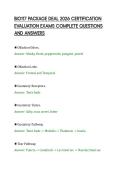 BIO117 PACKAGE DEAL 2026 CERTIFICATION&NewLine;EVALUATION EXAMS COMPLETE QUESTIONS&NewLine;AND ANSWERS&NewLine;