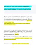 NUR 114 Final Exam Prep Questions and Answers &vert;&NewLine;Latest Update 2026&sol;2027 &vert; Graded A&plus; &vert; Assured Pass&period;&NewLine;