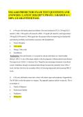 NSG 6440 PREDICTOR EXAM TEST QUESTIONS AND&NewLine;ANSWERS &vert; LATEST 2026&sol;2027 UPDATE &vert; GRADED A&plus; &vert;&NewLine;100&percnt; GUARANTEED PASS&period; 
