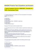 NAADAC Practice Test 2 Questions and Answers&NewLine;&vert; Latest Updated Version 2026&sol;2027 &vert; Graded A&plus; &vert;&NewLine;100&percnt; Guaranteed Pass&period;