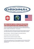 RN TARGETED MEDICAL SURGICAL EVALUATION 2026 EXAM QUESTIONS AND ANSWERS SURE