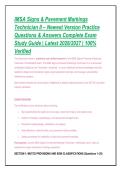 IMSA Signs & Pavement Markings Technician II Practice Exam Mastery Bundle &ndash; Verified Questions&comma; Correct Answers & Detailed Rationales &lpar;Latest Edition&rpar;