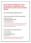 NCCCO Lift Director Certification Exam &ndash; Actual&NewLine;Practice Questions Latest 2026 Update &vert; Core &&NewLine;Specialty Exam Prep &vert; Verified Answers with Detailed&NewLine;Rationales