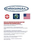 NFPA 921 UPDATED EVALUATION 2026 TEST QUESTIONS AND ANSWERS SURE A&period;pdf