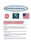 LINUX ESSENTIALS LPI 010-160 REVIEW EXAM&NewLine;PAPER QUESTIONS AND ANSWERS SURE A