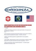 LINUX ESSENTIALS LPI 010-160 EVALUATION EXAMS&NewLine;ALL QUESTIONS AND ANSWERS SURE A&plus;