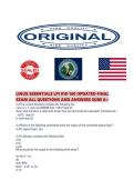 LINUX ESSENTIALS LPI 010-160 UPDATED FINAL&NewLine;EXAM ALL QUESTIONS AND ANSWERS SURE A&plus;&NewLine;