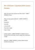 Bio 1150 Exam 1 Questions With Correct Answers&period;