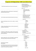 Perspective CDI Midpoint Quiz - 100&percnt; Correct Review Exam