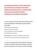 VATI GREENLIGHT EXAM PREP&colon; COMPLETE 200-QUESTION NCLEX-RN PRACTICE TEST BANK WITH 100&percnt; VERIFIED ANSWERS AND DETAILED RATIONALES &ndash; COVERING MENTAL HEALTH&comma; MED-SURG&comma; MATERNITY&comma; PEDIATRICS&comma; PHARMACOLOGY&comma; AND LEADERSHIP MANAGEMENT