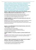 EMD &ndash; Emergency Medical Dispatcher &vert; Comprehensive Study Guide&comma; Practice Exam&comma; Questions & Answers&comma; Emergency Medical Dispatcher Certification Exam Prep&comma; Emergency Call Handling&comma; Medical Priority Dispatch System &lpar;MPDS&rpar;&comma; Emergency Communication&comma; Incident T
